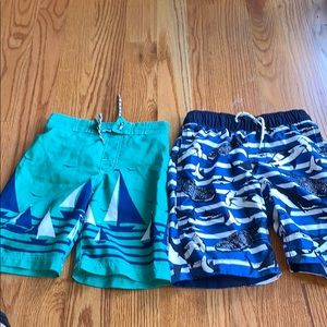Bundle two Little boys swim trunk